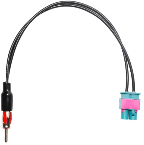 RED WOLF Autoradio Antennenadapter Doppel Fakra auf Din für 2003-2017 VW, 1990-2021 Audi, 2004-2015 Skoda, 2005-2015 Seat Radio Antennadapter Fakra Stecker