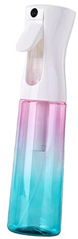 barenx Flacon pulvérisateur vide de 300 ml - Vaporisateur à brume fine - Vaporisateur continu pour le nettoyage, la brumisation, les soins de la peau - Dégradé rose bleu