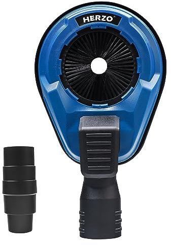 HERZO cuffia di aspirazione universale per Trapano/trapani a percussione, compatibile con max. 70 mm di diametro