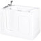 Vidalux Covenham WB202 Left Whirlpool & Airspa Easy Access Walk-in Bath, White - Slip-Resistant Base, Ideal for The Elderly - 5 Years Warranty - L 120cm x W 76cm x H 96