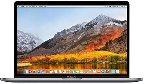 2018 Apple MacBook Pro with 2.6GHz Intel Core i7 (15-inch, 16GB RAM, 256GB SSD Kapacitet) (QWERTY English) Rymdgrå (Renoverad)