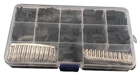 Veemoon 1set Connector Kit Pitch Jumper Wire Terminal Connectors Breadboard Compatible and Practical for Electronics Projects