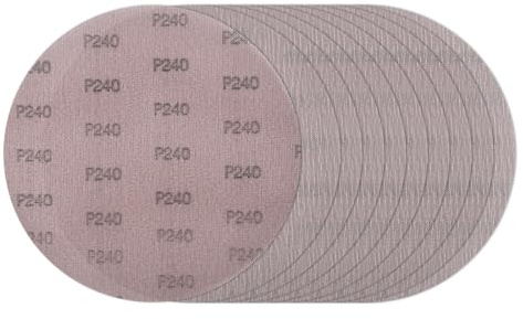 Befun 10 Stück Schleifgitter 225mm Klett, Staubfreie Schleifnetz 240# | Beflockte Oberfläche, Schleifscheibe Antiblockierende Schleifpads Schleifpapier für Deckenschleifer Trockenbauschleifer