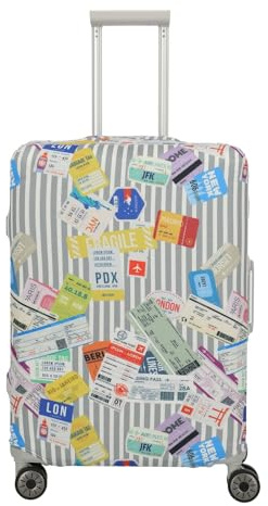 Travelite Kofferhülle M Multicolor Tickets