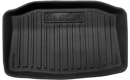 DZSYINGCHUSM Fußpolster Auto-Kofferraummatte Custom Passend Für Tesla Für Model 3 Rückenmatte Teppich (Color : Back Mat, Größe : 3 2018-2019)