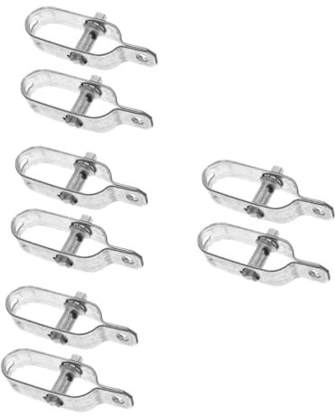 Warmhm 8 Stück Kabelspanner Stahlseilspanner Kabelspanner Gartendrahtspanner Drahtseilspanner Stahldrahtspanner Werkzeuge Zum Spannen Von Draht Metallspanner Silber A3 Stahl