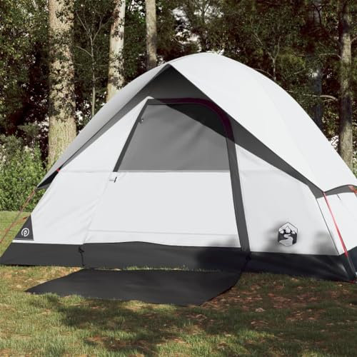 Xichuzi Kuppel-Campingzelt 3 Personen Weiß Dunkel Wasserdicht, Caming Zelt, Camping Tents, Camping-Zelt - 94698