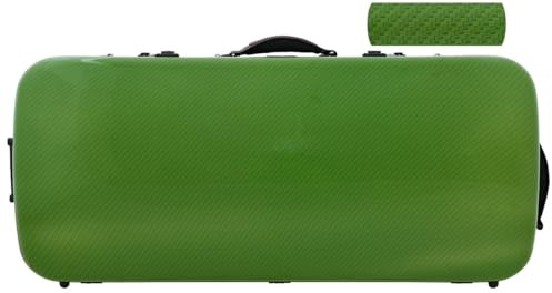 Doppelkoffer für Geige 4/4, Bratsche 36-43 Fiberglass Hybrid Special Grün M-case