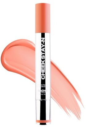 Sacheu Cheek STAY-N Liquid Blush for Cheeks — High Pigment, Buildable, Lightweight Cream Blush for Dewy & Radiant Flushed Cheeks — Long-lasting & Cruelty Free, I'm Playful