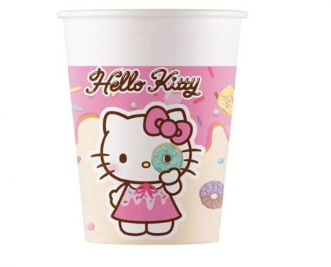 Procos Pappbecher Hello Kitty Kuromi, 8 Stück