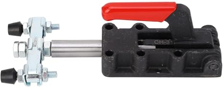 Adfaga Push Pull Quick Release Toggle Clamp Heavy Duty Dual Head 50mm Stroke High Carbon Steel Welding Fixture Clamp for Industrial Welding Fabrication Assembly