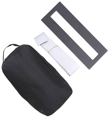 CLISPEED Effektpedal Board Satz mit Halterung aus Aluminiumlegierung und Oxford Tuch und Rostfrei für Gitarristen zur Sicheren Befestigung von E gitarren Effekten