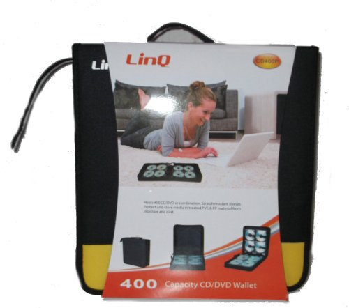 Borsa Raccoglitore Porta Cd Dvd Maniglia a Valigetta Per Trasporto 400 Posti LINQ