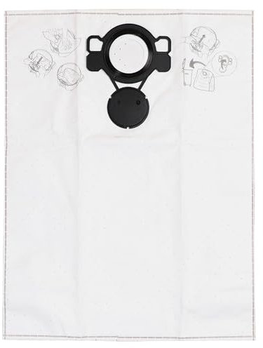 Mirka Fleece Sacs à poussière pour aspirateurs industriels Mirka 1025 L / 12 litres / 5 pièces / 8999000211 / Sacs à poussière en non-tissé