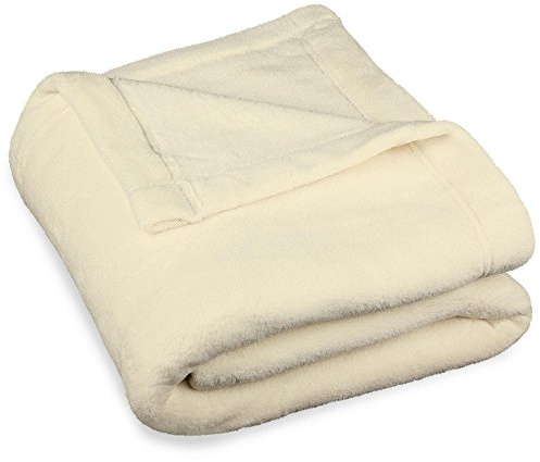 CelinaTex Flauschige Kuscheldecke 150 x 200 cm Creme weiÃŸ Decke Sofa warm Wohndecke weich Mikrofaser Fleece Oeko-TEX Montreal