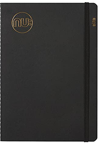 Nu Notebooks - Kraft Range - Black Stitched Spine A5 Notebook - Stationery Notebooks - Professional Notepad - 80 Pages