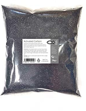 Intralabs Activated Carbon 3kg - Small Charcoal Granules Fish Tank Filter Media Aquariums