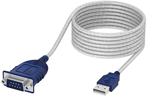 SABRENT USB auf serielles Adapter (3m) USB auf RS232 seriell Kabel, DB-9 Konverterkabel (9-polig) Prolific Chipsatz kompatibel für Windows, Mac OS X 10.6 und höher, Linux 2.4 et plus (CB-9PTF)