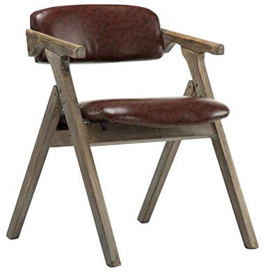RONGJJ Klappstuhl Schreibtischstuhl mit Armlehnen Klappbarer Esszimmerstuhl aus Holz Schreibtischstuhl Büro Home Office Stuhl Schreibtischstuhl,