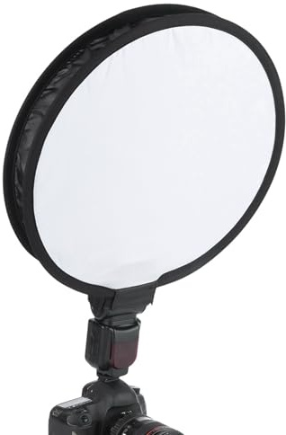 Diffuseur Rond Portable, diffuseur de boîte à lumière Pliable de 40 CM, diffuseur de boîte à lumière pour la lumière Flash de l'appareil Photo éliminant la lumière Dure