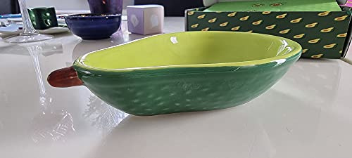 healthy & caring Hochwertige Avocado-Schale aus Keramik - Perfekte Größe für gesunde Mahlzeiten und Snacks - Begrenzte Stückzahl verfügbar