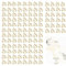 CDIYTOOL Lot de 120 porte-cartes de table en forme de triangle - Pour numéros de table de mariage, photos, photos - Pour anniversaire, fête, bureau, nom (doré)