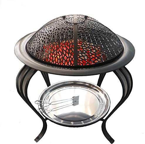 Brasero à Charbon de Bois d'intérieur/d'extérieur, réchauds de Camping, poêle à Charbon de Bois Domestique,réchaud à Charbon sans fumée, pour terrasse, Jardin, Camping, Pique-Nique, Barbecue.
