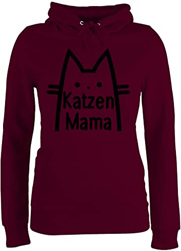 Shirtracer - Pullover Damen Hoodie Frauen - Katzenbesitzer Geschenk Katze - Katzen Mama