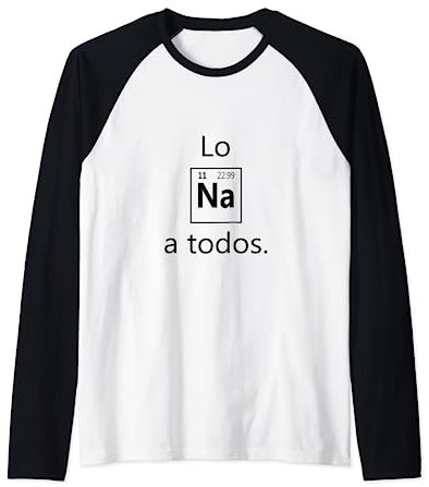 Los Sodio a Todos Los Odio a Todos Lo Na Graciosa Divertida Camiseta Manga Raglan