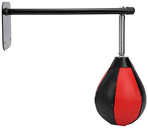 Leapiture Boxsack Zum Aufhängen an Der Wand, Geschwindigkeitstraining-Hängesack, Stressabbau, Boxsack Zum Aufhängen, Wandhalterung, Schwerer Sack, Wand-Boxsack-Sets, Wandhalterung Für Boxsack