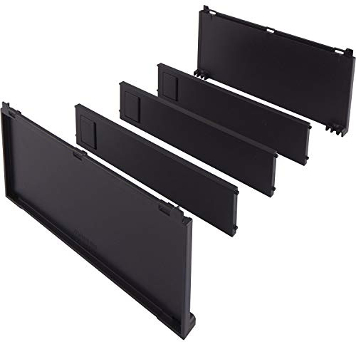 BLUM AMBIA-LINE Flaschenset, B200mm, Kunststoff carbonschwarz matt