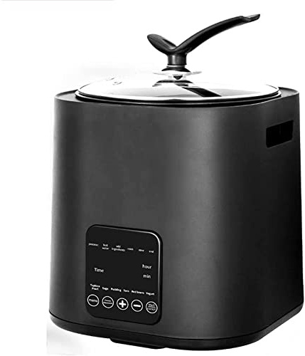 SmPinnaA Fully Automatic Pearl Pot, 9L Commercial Milk Tea Pearl Maker,1300W Tapioca Boba Pearl Pot Cooker With Smart Control Panel, Milk Tea Boba Pot Cooker