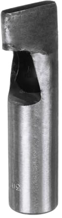 QUARKZMAN 30x6 mm Lochstanzer für Leder, Oval Locheisen für Bohrer, Lochstanze Einzelstanze für Gürtel Uhrenarmbänd Papier Dicke Stoffe Lederarbeiten Riemen