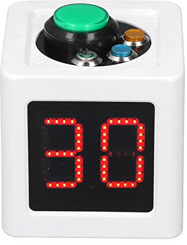 Pomodoro Timer 1,4 Zoll Digital, 4-seitiger Würfel-Timer, Würfel-Timer-Display, Würfel-Timer mit Voreingestellter Zeitalarmfunktion für die Countdown-Verwaltung der Lernzeit