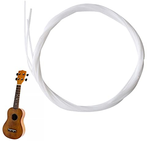Saiten für Sopran-Ukulele | Saiten für Musikinstrumente 4 Stück/Set | New Anfänger Praktisches Sopran Ukulele Saiten Ersatzteil Zubehör
