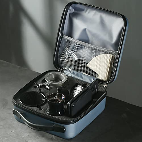 Hand Grinder Coffee Machine Full Set - Travel Coffee Set Outdoor Portable Camping V60 Appliance Household Hand-brewed Coffee Set