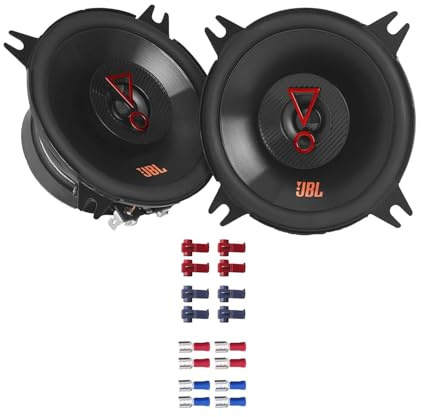 JBL Auto Lautsprecher Boxen Stage3 427F 180 Watt 10 cm 2 Wege Koax passend für Audi 80 B4 1986-1995 Armaturenbrett vorne