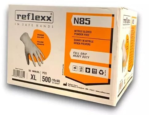 Generico Guanti In Nitrile Senza Polvere Full Grip N85 TAGLIA XL - 500 pcs