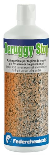 Rimuovi ruggine e ossidazioni da graniti chiari DERUGGY-STOP LT.1 Federchemicals