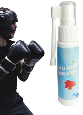 Handske Deodorizer 30 ml – sportväska deodorizer, färskspray för sportkläder, hjälm arbetsstövlar hockeyutrustning fotbollsskydd