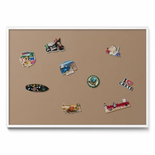 Panneau Magnétique Design 100x70 cm – Tableau Mural Aimanté Pratique Avec Cadre Plastique, Parfait Pour Cuisine, Bureau, Salle De Classe Et Chambre D’Enfant