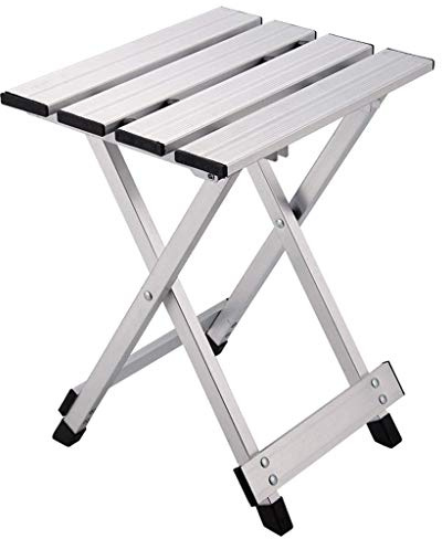 Multifunktionaler Klapphocker, leicht, Aluminium, Campingstuhl, tragbarer Outdoor-Angelsitz, vielseitige Haushaltsklappbank, ideal für Entspannung und Reisen
