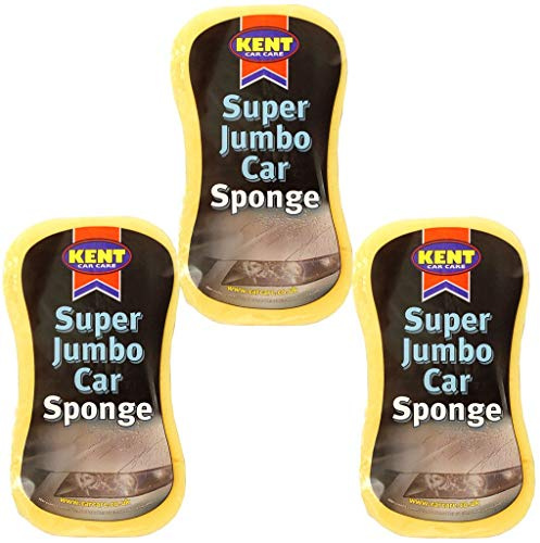 All Trade Direct 3 X Super Jumbo Quality Car Sponge For Cleaning Washing Dirt Car Van Home