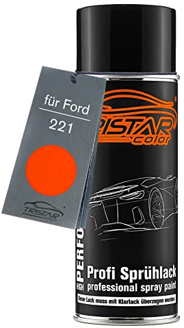 TRISTARcolor Autolack Spraydose für Ford 221 Carnival Red/Spanischrot | Basislack, Sprühdose 400ml