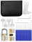 Lock Pick Set, IPSXP 25 Pcs Lock Picking Tools with 2 Pcs Transparent Practice and Training Locks for Lock Picking, with Leather Bag, Extractor Tool for Beginner and Pro Locksmiths (23+2pcs)