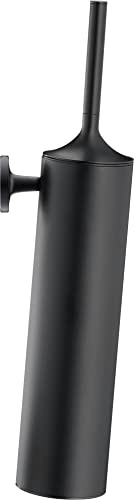 Duravit Bürstengarnitur Starck T, WC-Bürstenhalter wandmontage, Toilettenbürste, Klobürste, Schwarz Matt
