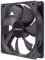 Unykach 120mm Computer Fan, 51800, Black, 1200 RPM, 4 Pin, 7 Blades, Quiet, 25mm x 120mm x 120mm