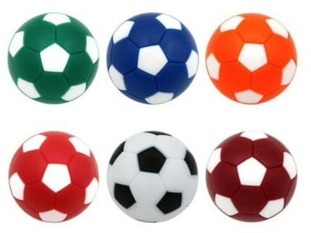 Pegasi Tischfussball Bälle 36mm - 4 STK. - Tischkicker Bälle - Kicker Bälle - Tischfußball Bälle - Tischkicker Ball - Bälle Tischkicker - Multi-Pack
