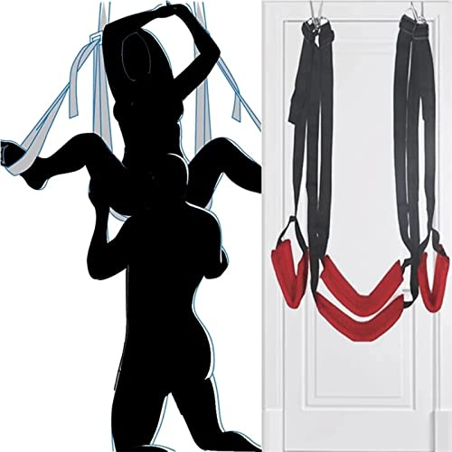 ZJZFL Height Adjustable Swing Red Foldable Washable, Easy to Clean