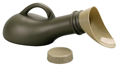 1 urinoir portable pour personnes handicapées, urinoir de voyage, urinoir de voyage, urinoir pour homme, avec couvercle, gadget de camping, toilettes d'urgence